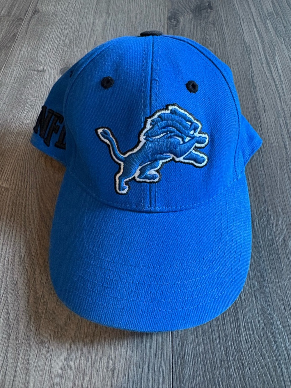 NFL Blue Team Apparel Hat with Embroidered Lion